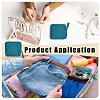 Cloth Jewelry Storage Zipper Bags with Tassel for Earrings Rings Bracelets Necklaces AJEW-WH0596-664C-5