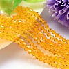 Faceted Imitation Austrian Crystal Bead Strands G-M180-8mm-08A-1