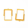 Alloy Open Back Bezel Pendants PALLOY-WH0084-66G-1