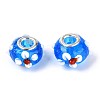 Handmade Lampwork European Beads X-LAMP-Q029-03E-2