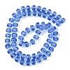 Transparent Glass Beads Strands GLAA-P076-01A-08-2