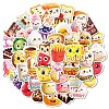 50Pcs Cartoon Food Paper Sticker STIC-C012-11-1