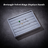 Rectangle Velvet Rings Displays Stands RDIS-NB0001-11-4