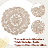 Handmade Cotton Lace Cup Coasters AJEW-GF0008-84B-6