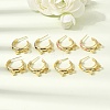 Brass Enamel Stud Earrings KK-CBA8324-23G-1
