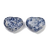 Heart Natural Blue Spot Jasper Palm Stones G-C186-02J-1