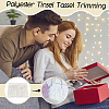 Polyester Tinsel Tassel Trimming DIY-WH0430-372B-6