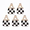 Alloy Enamel Pendants ENAM-N054-006C-1