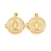 Religion Brass Locket Pendants KK-D232-19G-03-1