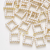 ABS Plastic Imitation Pearl Pendants X-PALLOY-T071-053A-1