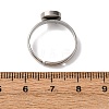 304 Stainless Steel Adjustable Ring Components STAS-B098-02B-P-3