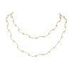 Brass Double Layer Necklaces NJEW-JN05388-2