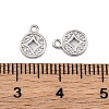 Brass Micro Pave Cubic Zirconia Pendants KK-P289-01P-2