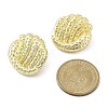 Brass Stud Earrings for Women EJEW-U035-01G-5