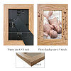 Natural Wood Photo Frames DIY-WH0247-012-2