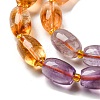 Natural Ametrine Beads Strands G-L610-C03-03-4