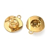 304 Stainless Steel Pendants STAS-P446-08G-2
