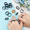 Unicraftale 18Pcs 9 Size 201 Stainless Steel Grooved Finger Ring for Men Women STAS-UN0045-60B-EB-4