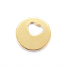 Ion Plating(IP) 304 Stainless Steel Charms X-STAS-N0013-11G-1