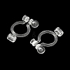 Silicone Clip-on Earring Findings SIL-D300-01-2