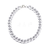 CCB Plastic& Acrylic Curb Chain Necklace & Dangle Stud Earrings SJEW-JS01233-02-4