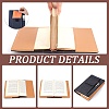 2Pcs 2 Color PU Leather Book Cover AJEW-CP0008-70D-5