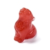 Synthetic Cherry Quartz Glass Display Decorations DJEW-P019-A20-2