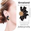 Vintage Flower Stud Earrings for Women JE1095C-2