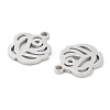 Non-Tarnish 316 Surgical Stainless Steel Charms STAS-Q314-04P-2