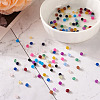 Craftdady 490Pcs 14 Colors Imitation Jade Glass Beads Strands GLAA-CD0001-13-14