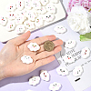 40Pcs 8 Styles Funny Opaque Resin Cabochons RESI-SC0036-69-4
