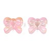 Transparent Spray Painted Glass Beads GLAA-N035-025-G01-3