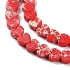 Dyed Synthetic Imperial Jasper Beads Strands G-M403-A36-02-4