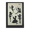 Eco-Friendly PET Plastic Hollow Painting Silhouette Stencil DRAW-PW0008-01A-1