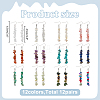 316 Surgical Stainless Steel Chip Dangle Earrings EJEW-WR00002-2