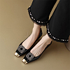 WADORN 4Pcs 2 Styles Square/Rectangle Alloy Rhinestone Detachable Shoe Buckle Clips AJEW-WR0002-31B-6