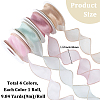 4 Rolls 4 Colors Polyester Organza Ribbon PAAG-CY0001-03A-2