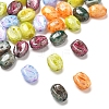 40Pcs 5 Colors Baking Paint Glass Seed Beads GLAA-FS0002-27-3