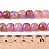 Dyed Natural White Jade Beads Strands G-T138-D07-5