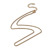 201 Stainless Steel Box Chain Necklace for Men Women NJEW-P268-A25-2X5-1