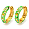 Rack Plating Brass Hoop Earrings EJEW-C102-46G-05-1