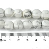 Natural Howlite Beads Strands G-H023-A16-01-5