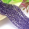 Imitation Austrian Crystal Bead Strands G-M181-8mm-26A-1