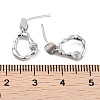 925 Sterling Silver Stud Earrings Findings EJEW-B038-08P-3