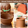 3Pcs Steel Wire Clay Cutter AJEW-CN0007-89B-4