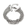 304 Stainless Steel Multi-strand Bracelets BJEW-C137-01P-2