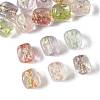 16Pcs 7 Colors Handmade Foil Lampwork Beads FOIL-FS0001-03-2