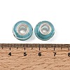Rondelle Handmade Gold Sand Lampwork European Large Hole Beads LPDL-R007-07B-3