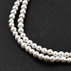 Electroplated Shell Pearl Beads Strands X-BSHE-K017-2mm-3