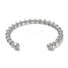 Non-Tarnish 304 Stainless Steel Open Cuff Bangle LS-BJEW-D021-01A-P-3